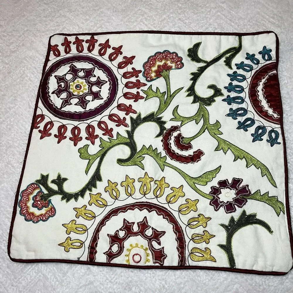 Embroidered Cushion Cover Cotton Pillow Case Cover Decor Throw‎ 16